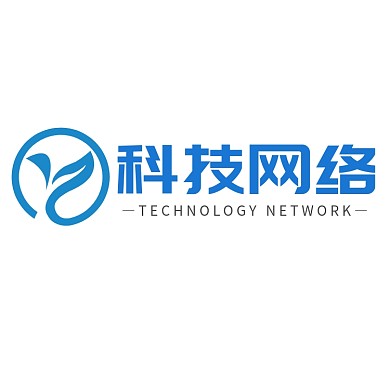 蓝色网络科技公司logo