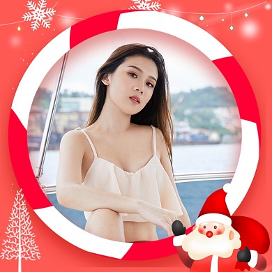 圣诞节红色圣诞老人头像淘宝直通车图片