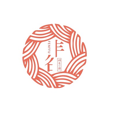 美味特色小吃logo