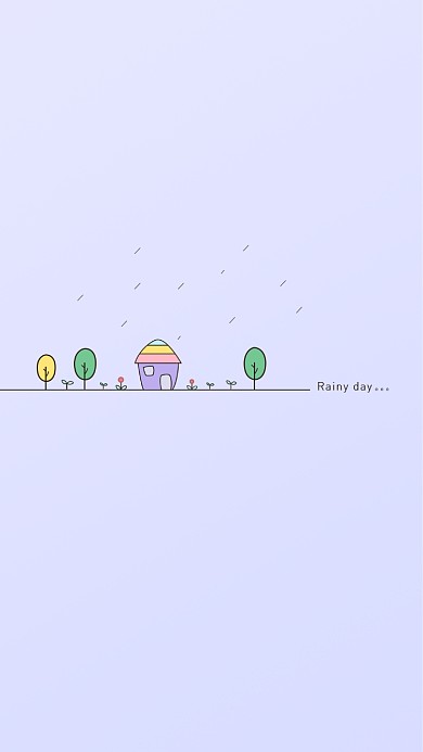 清新小插画手机壁纸