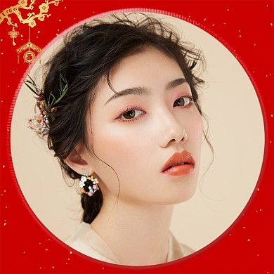 元旦头像春节喜庆红色淘宝banner