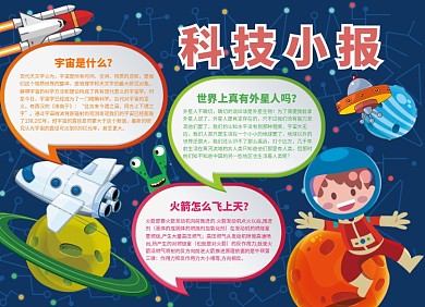 创意科技教育小报
