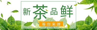 秋茶上新淘宝banner