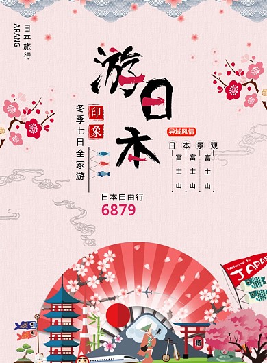 日本旅行海报