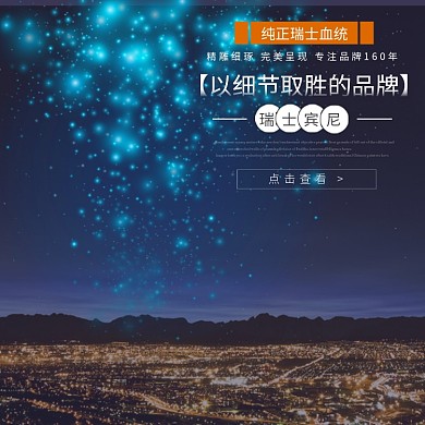 纯正瑞士宾尼淘宝直通车图片