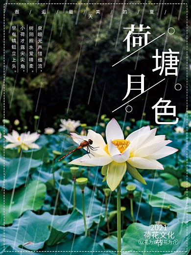 2021荷花文化节海报