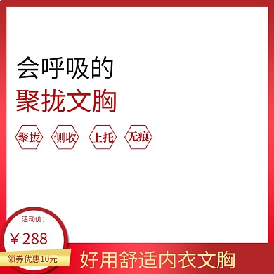 女装内衣文胸主图