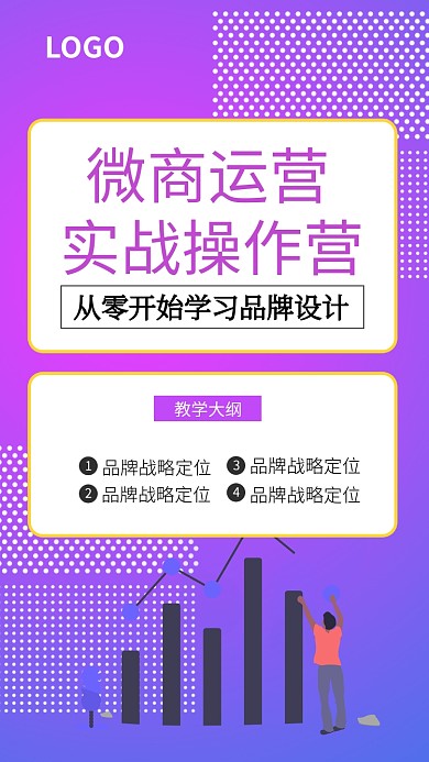 微商品牌设计宣传零基础海报