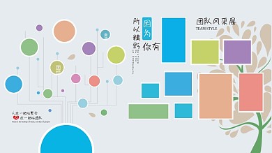 公司企业员工图片墙文化展示墙