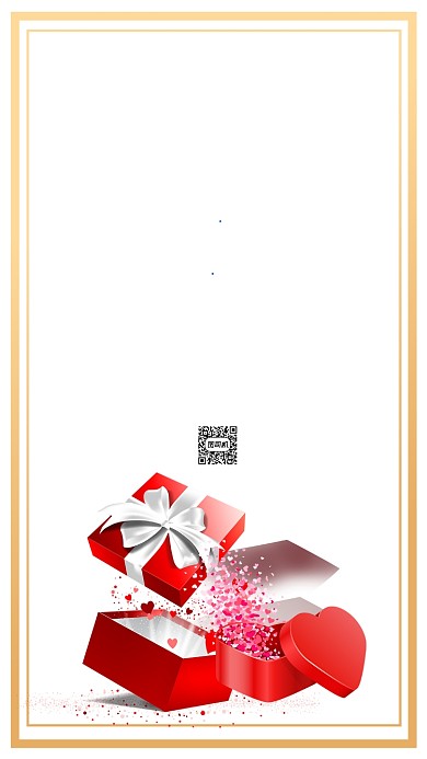 生日贺卡祝福主题海报红色喜庆风格