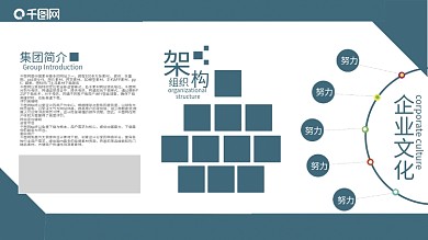 简约创意企业文化文化墙展板