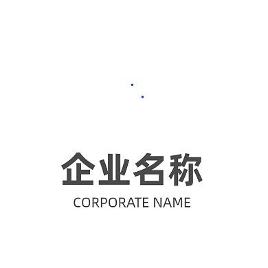 字母logo蓝绿生物医药
