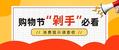 购物节剁手攻略公众号首图