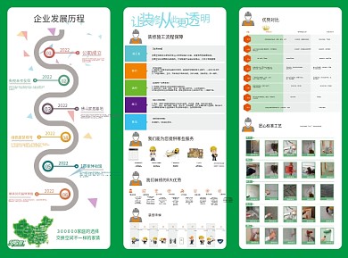 装饰公司优势整理折页