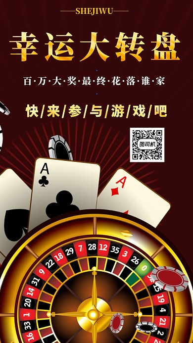 幸运大转盘海报