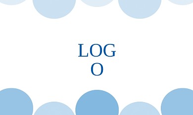 商务卡通简约浅色名片