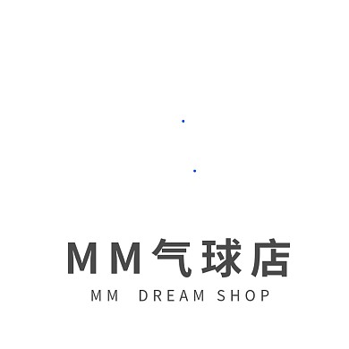 彩色简约时尚m字母logo