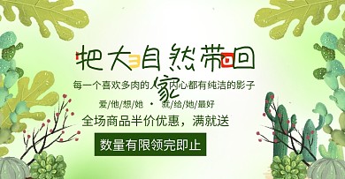 可爱清新多肉植物