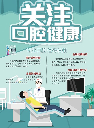 口腔牙科折页宣传单