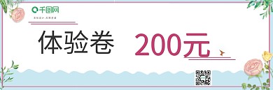 小清新简约优惠卷代金卷体验卡会员卡