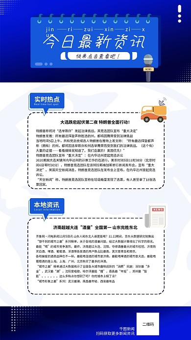 今日资讯今日要闻手机海报