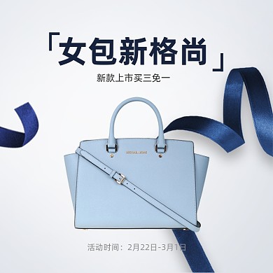 时尚简约女包主图