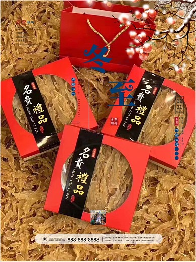 简约冬至冬天大小寒雪花二十四24节气海报