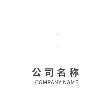 蓝色渐变V字母瑜伽健身行业logo