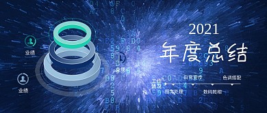 2018年度总结科技会议流程图手机配图