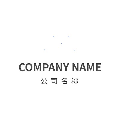 渐变商务字母logo标志