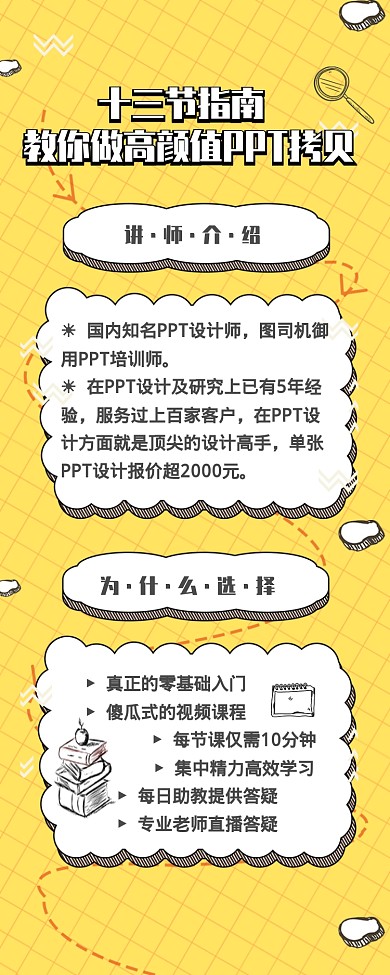 职场技能PPT培训海报