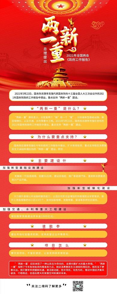 2020全国两会总理报告新词两新一重