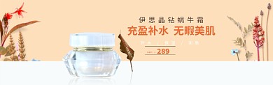 伊思晶钻蜗牛霜淘宝banner