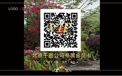 汽车会员卡简约设计