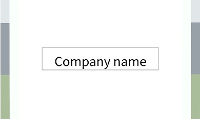 商务公司名片简约