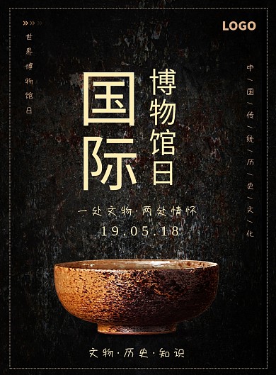 创意文物国际博物馆日海报