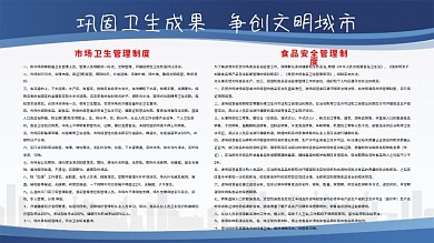 创卫市场管理制度