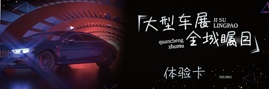 汽车展门票体验卡VIP优惠券