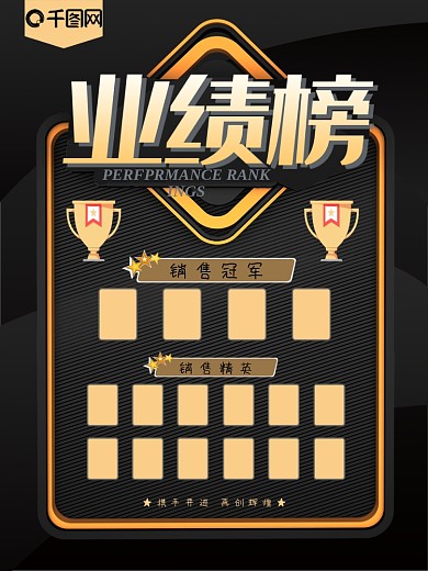 黑金风业绩排行榜海报