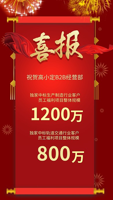 各种喜报手机用图