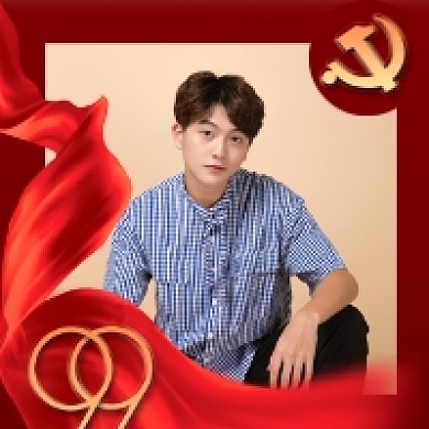 七一建党99周年中国风头像框