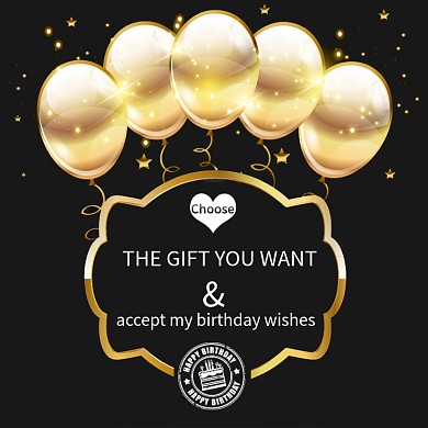 金色气球正方形广告图速卖通平台专用