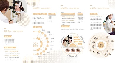 预防近视视力矫正四折页