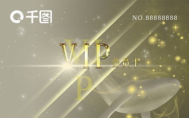 高端大气VIP会员卡