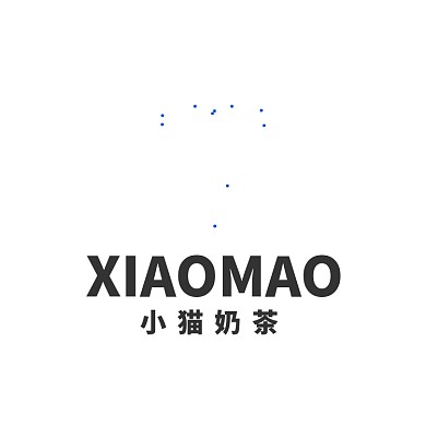 小猫咖啡厅咖啡馆奶茶LOGO标志VI