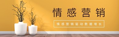 情感营销简约banner