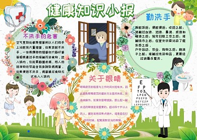 健康常识手抄报