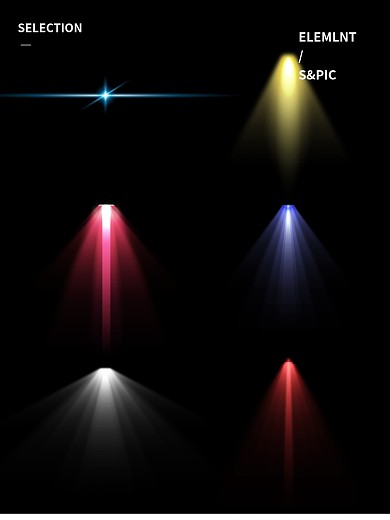 ps灯光笔刷图片