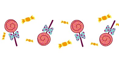 棒棒糖分割线装饰