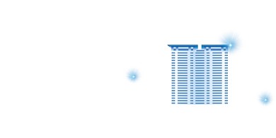 蓝色大气城市地产启幕展板
